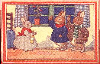 Illustration from 
Little Grey Rabbit's Christmas, cheers.jpg, 24.2kB
