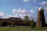 Shops and Windmill from north