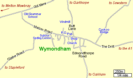 Map of Wymondham, wym-map.gif, 4.5kB